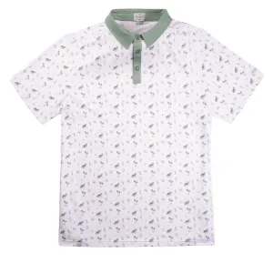 Sendero High Noon Performance Polo Shirt - White Oasis Books Tissue Paper