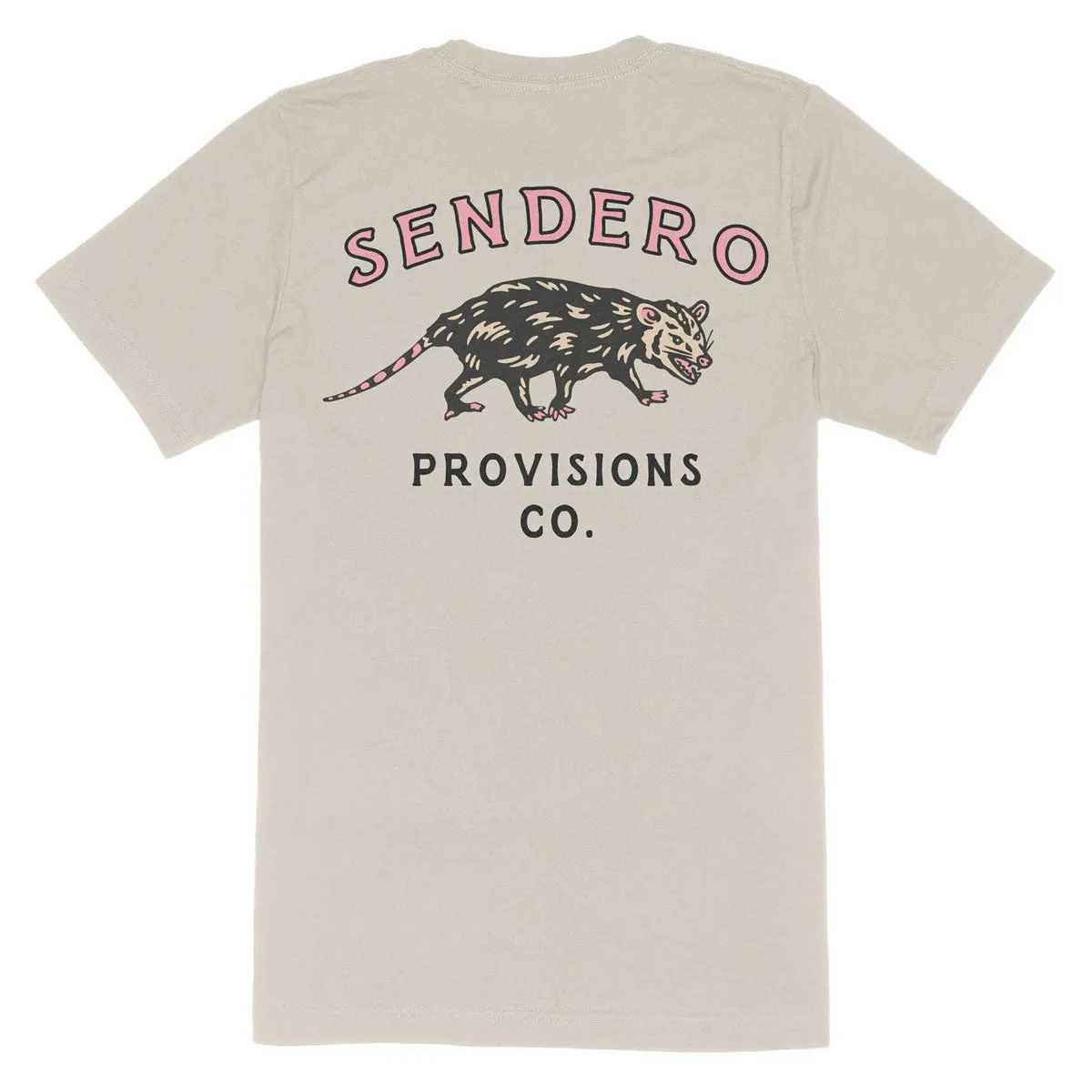 Sendero Opossum T-Shirt - Sand Passport Holders Board Games