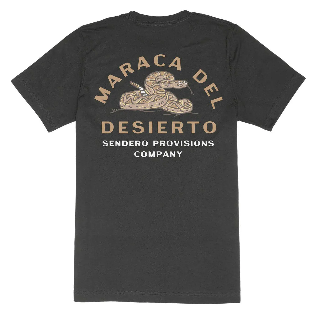 Sendero Rattlesnake T-Shirt - Vintage Black Health & Fitness Scissors