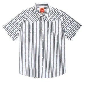 Sendero Serape Pearl Snap Shirt - Navy Backpacks Running Shoes