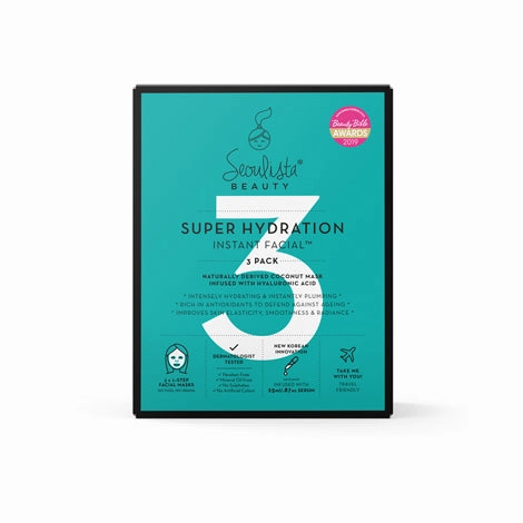Seoulista Beauty Super Hydration Instant Facial Multipack (3 masks)