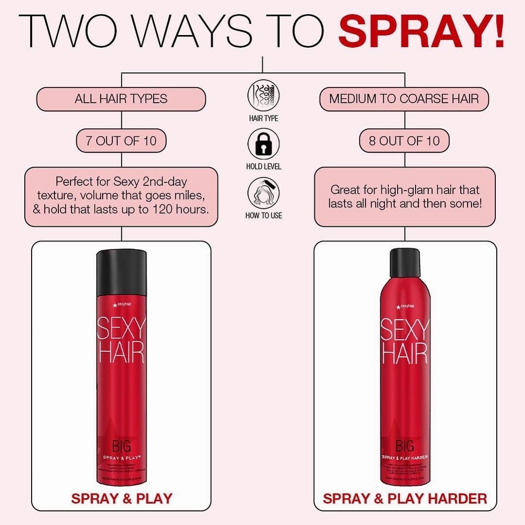 Sexy Hair Spray & Play Harder Finishing Spray