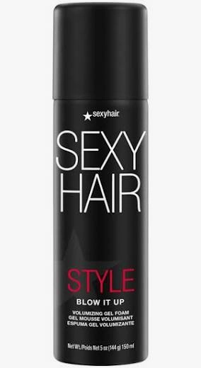 Sexy Hair Style Blow It Up Heat Protection Volumizing Gel Foam