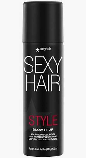 Sexy Hair Style Blow It Up Heat Protection Volumizing Gel Foam