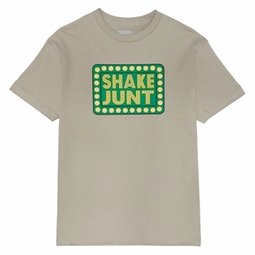 Shake Junt OG Logo T-Shirt - Sand DVDs Unisex Clothing