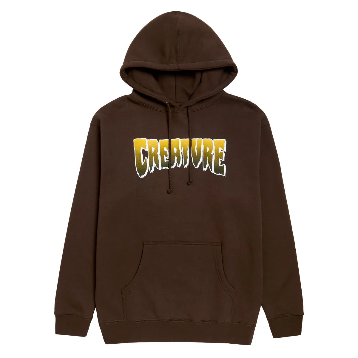 Shampoo Creature Logo Hoodie - Brown Evening Wear