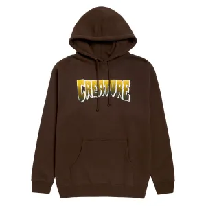 Shampoo Creature Logo Hoodie - Brown Evening Wear