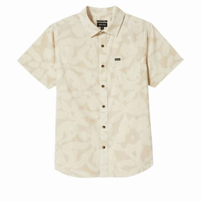 Shampoo Brixton Charter Print Shirt - Beige/White Cap Floral Ink Cartridges