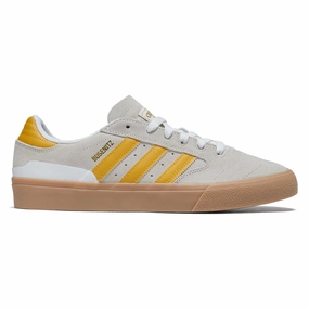 Shipping Supplies Adidas Busenitz Vulc II Shoes - Crystal White/Preloved Yellow/Gold Metallic Holiday Collection