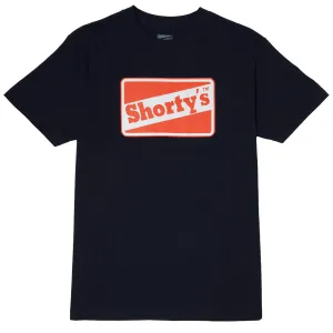 Shorty's OG logo T-Shirt - Navy Activities Wool Garments