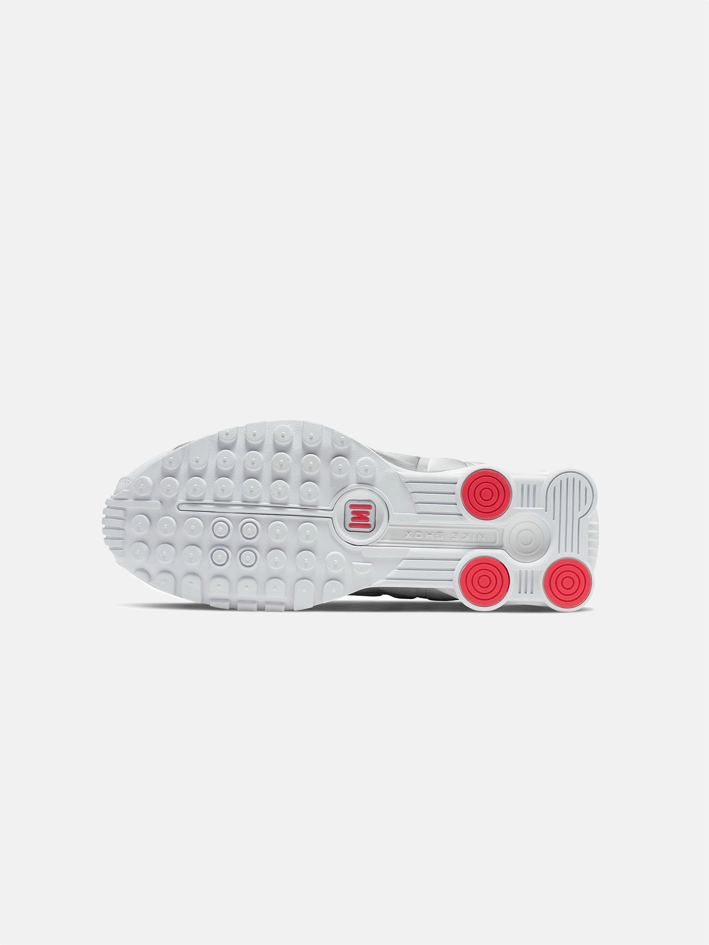Shox R4 "White and Metallic Silver" Comfortable Slip-On