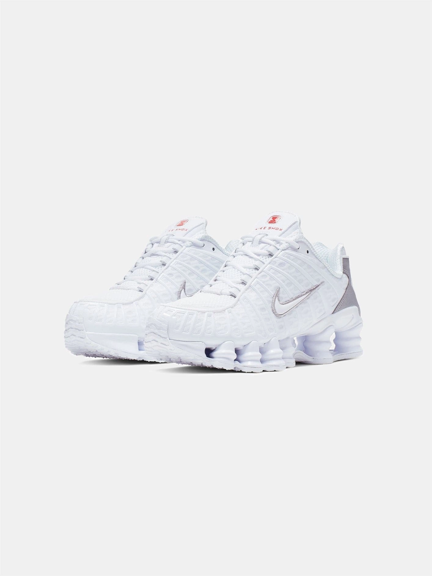 Shox TL "White/Metallic Silver" Modern Walk-Step