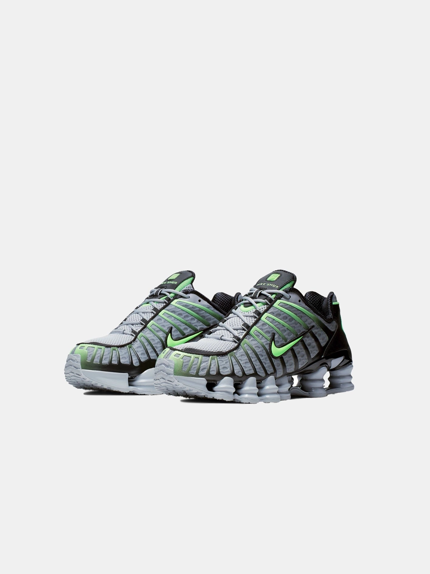 Shox TL "Wolf Grey Lime Blast" Air Path