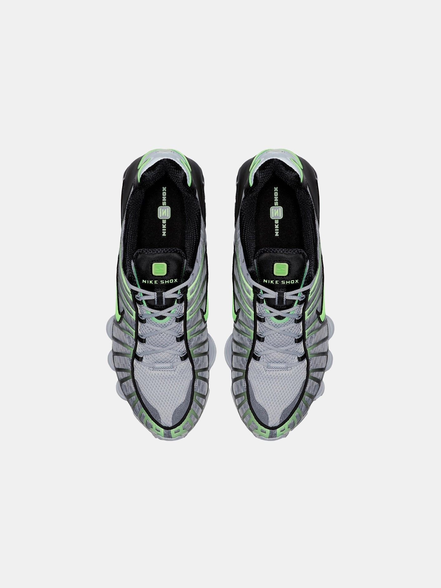 Shox TL "Wolf Grey Lime Blast" Air Path