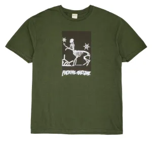 Silk Fabric Fucking Awesome Centaur T-Shirt - Forest Green Sweaters