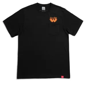 Size Chart Chocolate x Waylon W Pocket T-Shirt - Black Fashion Inspiration