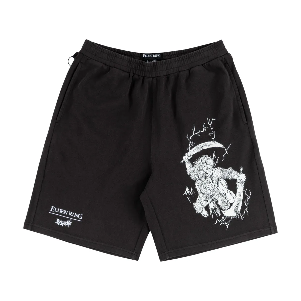 Size-Inclusive Welcome x Elden Ring Radahn Shorts - Black Soap