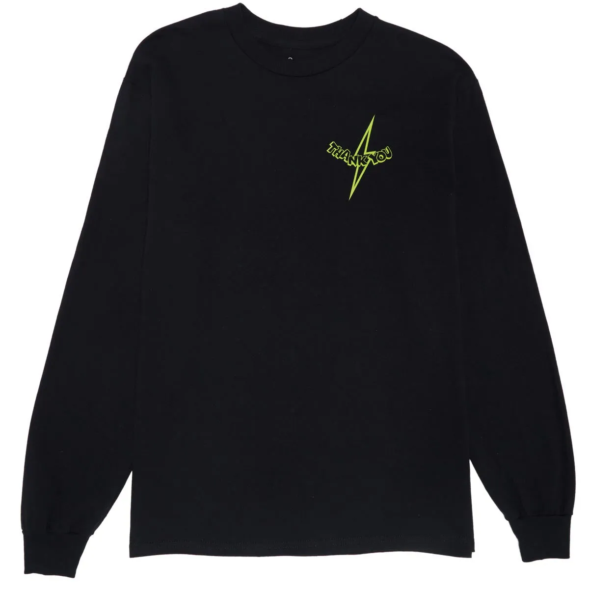 Skin Care Thank You Static Long Sleeve T-Shirt - Black Safety Equipment