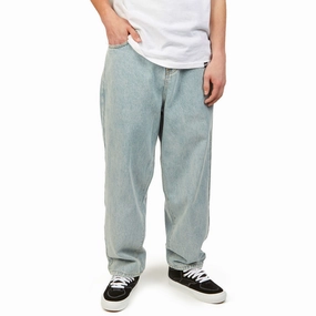 Skin Care CCS Baggy Taper Denim Jeans - Light Wash Tops