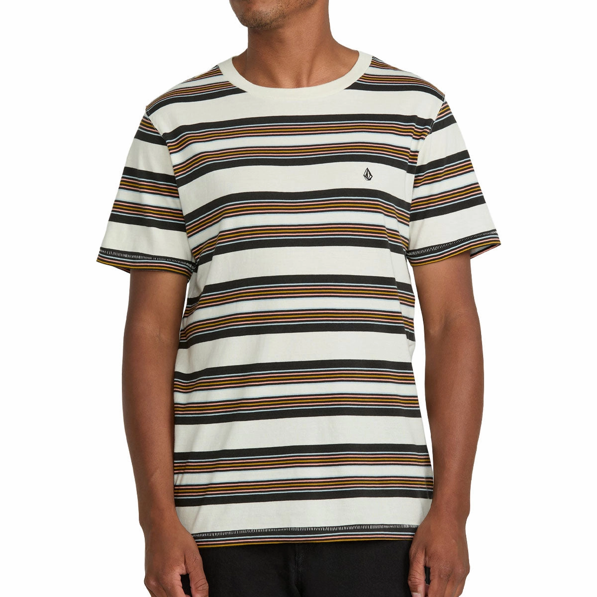 Skin Care Volcom Parotic Crew Shirt - Off White Flights