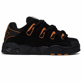 Skirts Osiris D3 OG Shoes - Black/Black/Orange Upcycled Fashion