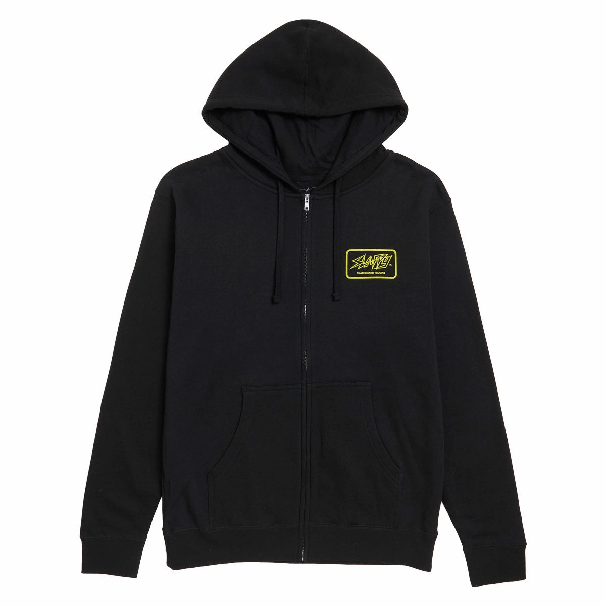 Slappy Throwback Zip Up Hoodie - Black Tablets Safety Gear