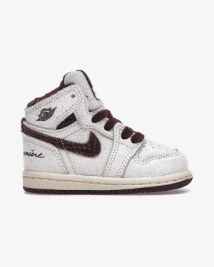 Flexible Cushioning Foot Health NIKE AIR JORDAN 1 RETRO HIGH OG SP A MA MANIERE TODDLER
