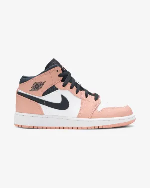 NIKE AIR JORDAN1 PINK QUARTZ MID GS Training Ease