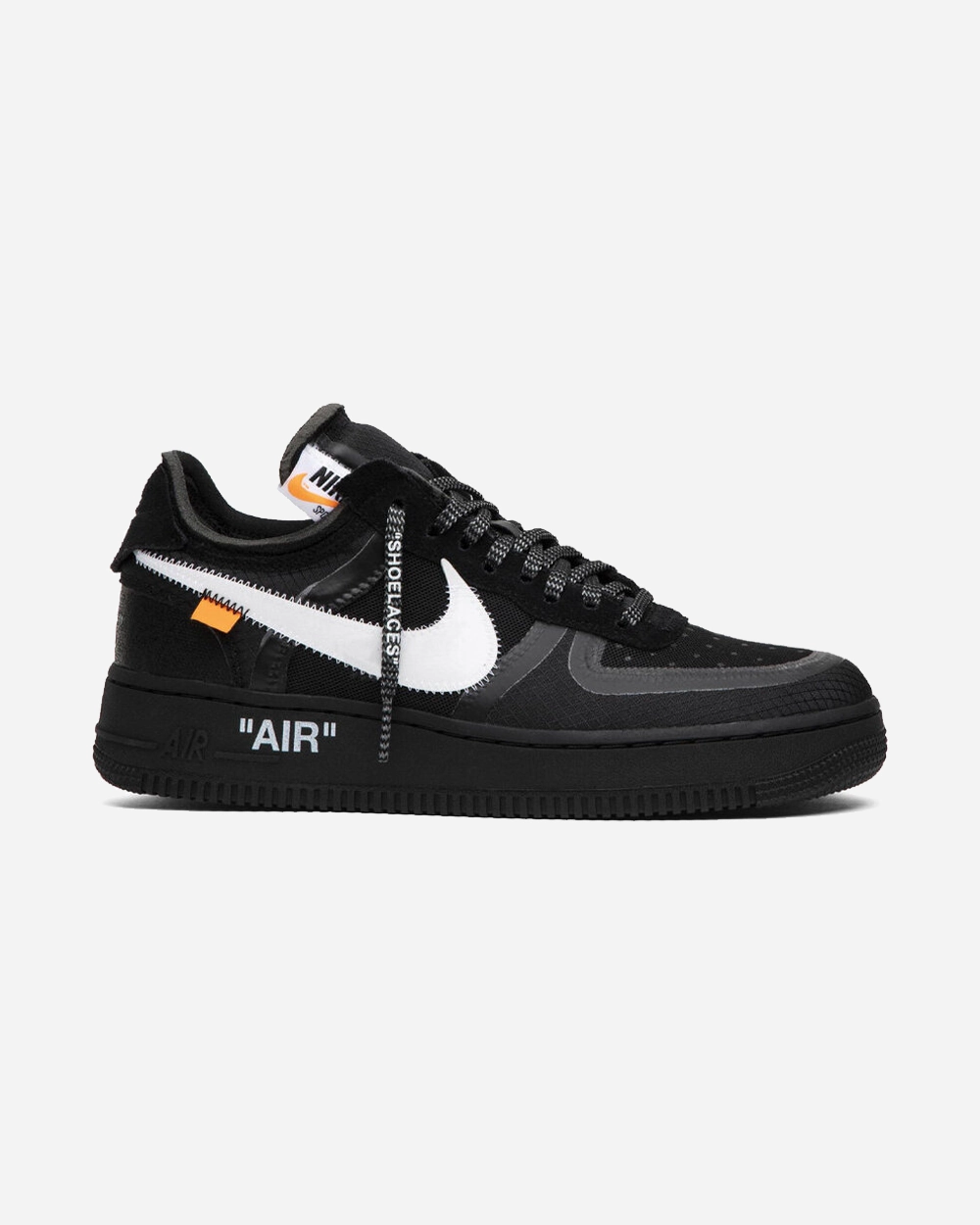 NIKE X OFFWHITE AIR FORCE ONE 2.0 BLACK LOW US9.5M / US11W / EU43 Street Grip