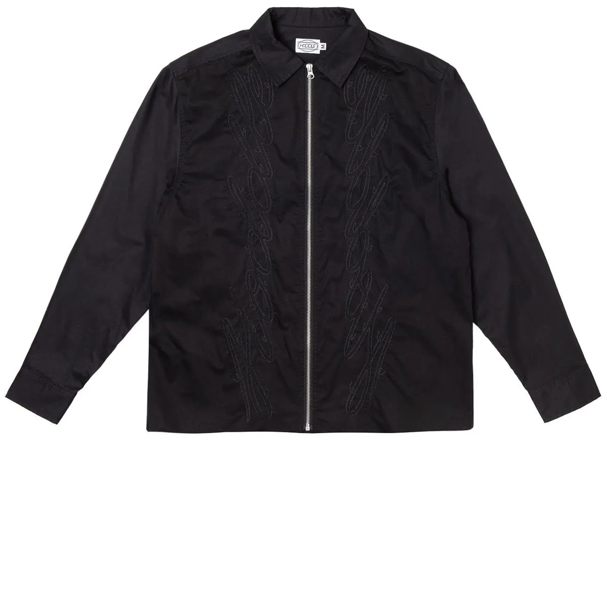 Smartphones Hoddle Thorn Zip Up Long Sleeve Shirt - Black Water Toys