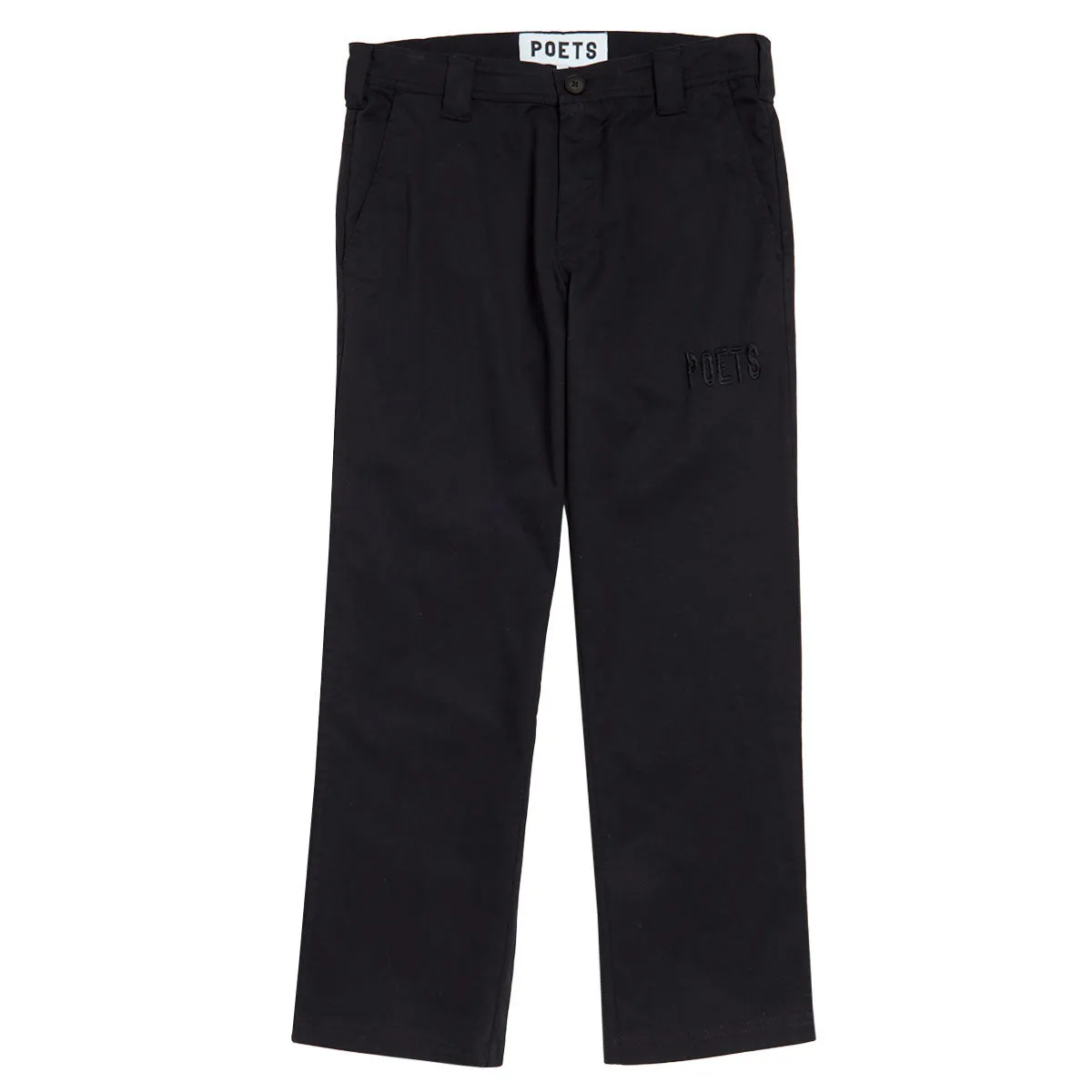 Smartwatches Poets Byrne Relaxed Fit Cotton Pants - Black Packaging Materials