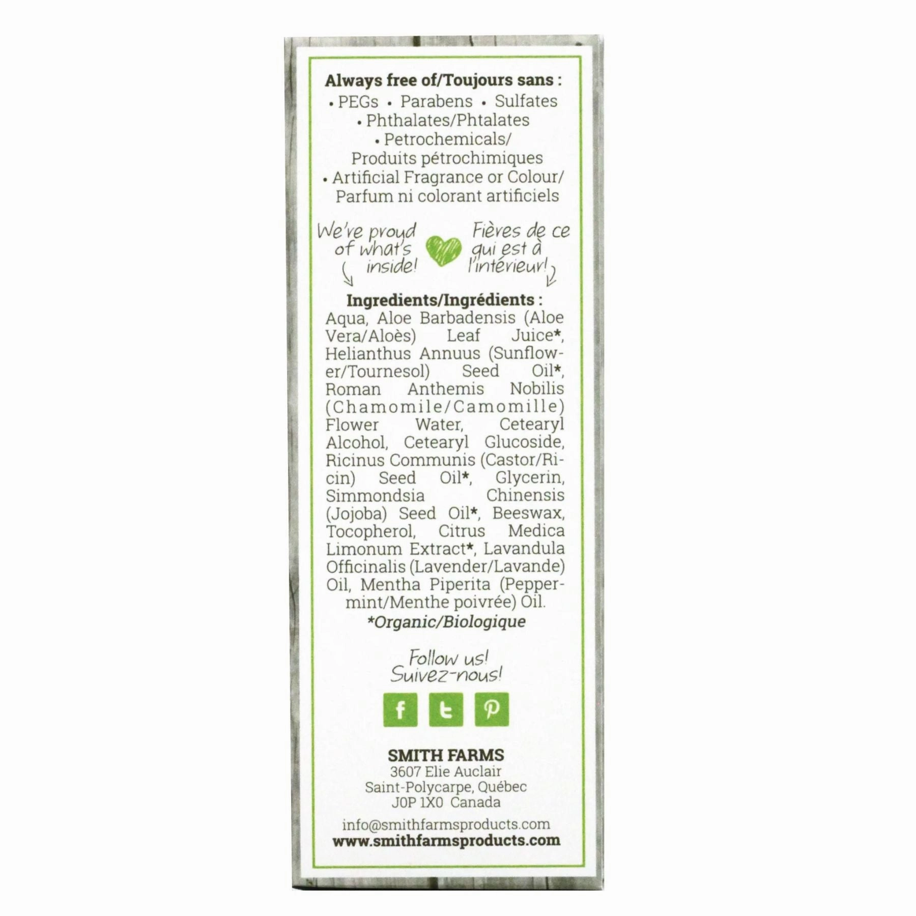 Smith Farms Vitamin Rich Hand Cream 75ml