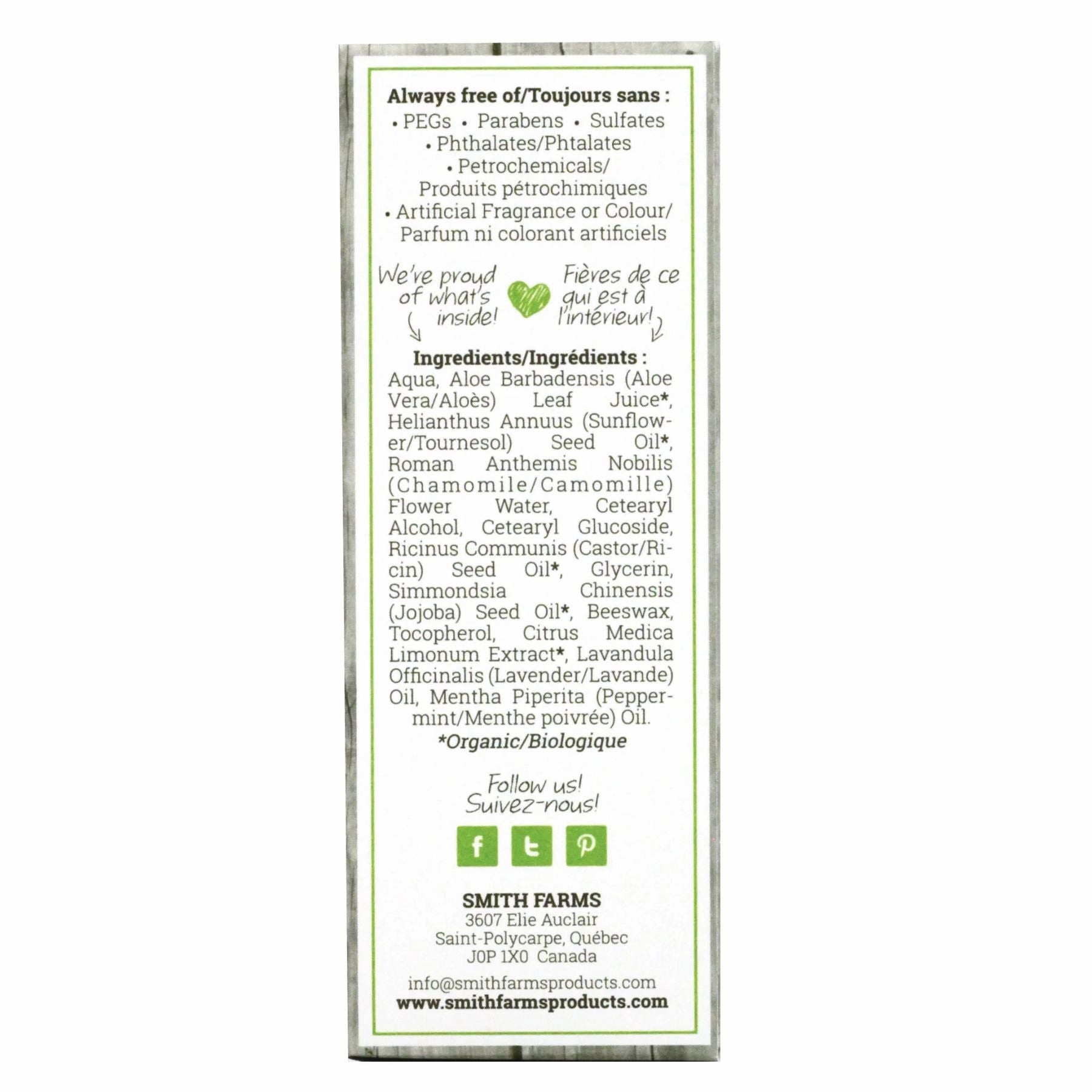 Smith Farms Vitamin Rich Hand Cream 75ml