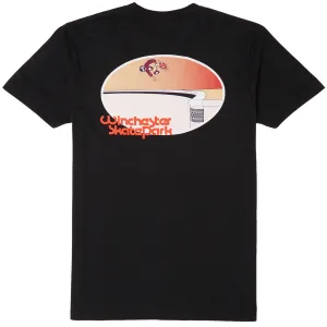 Snacks 45RPM Vintage Winchester T-Shirt - Black Chargers