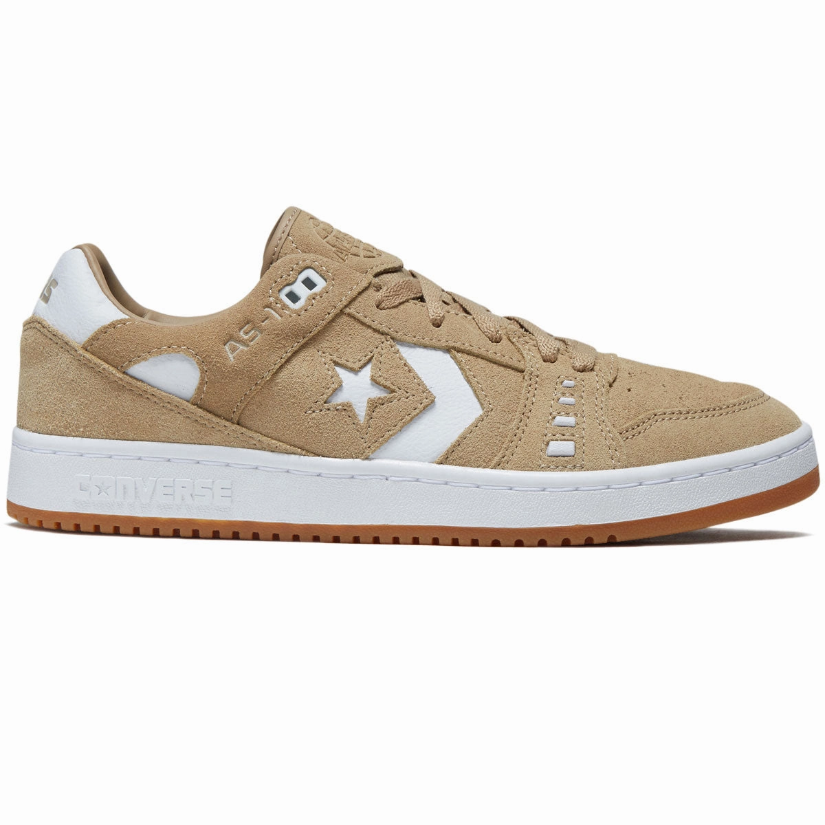 Snacks Converse AS-1 Pro Ox Shoes - Nomad Khaki/White/Gum Safety Gear