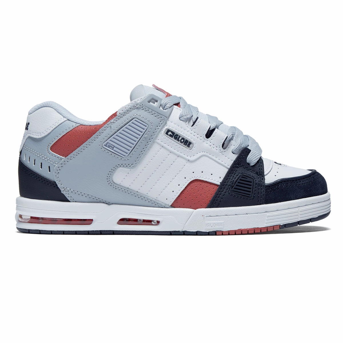 Snacks Globe Sabre Shoes - Navy/Red Stylish Footwear