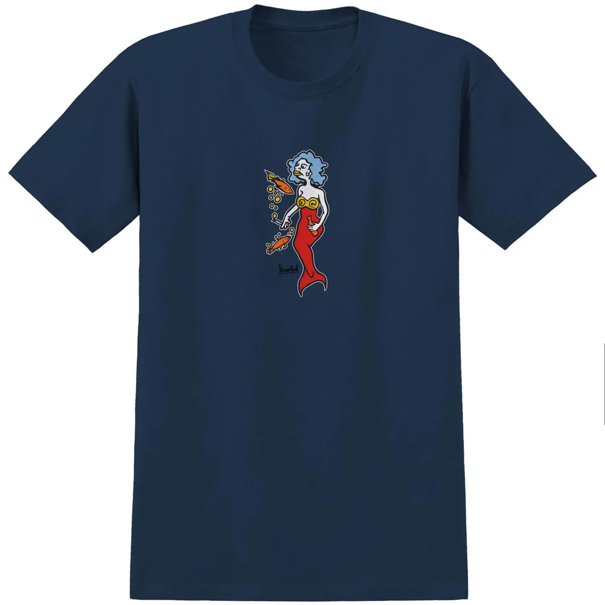 Soap Krooked Mermaid T-Shirt - True Navy Pet Clothes