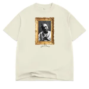 Socks Color Bars x ODB Portrait T-Shirt - Off White Ribbons