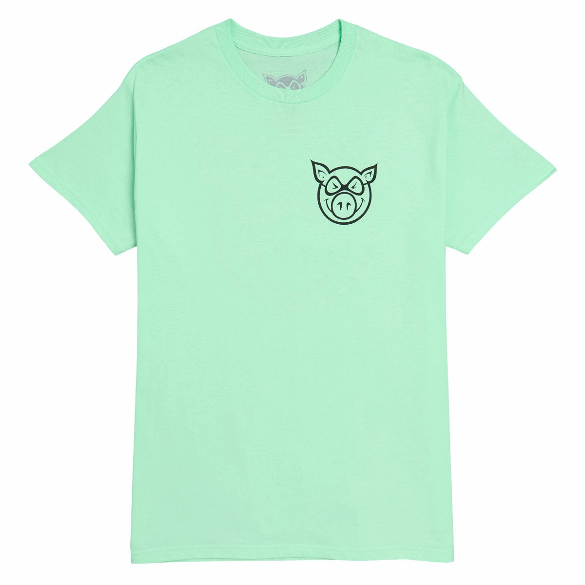 Socks Pig Head T-Shirt - Mint Camping Equipment