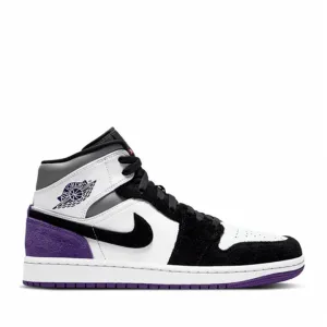 Shock-absorbent silhouette NIKE AIR JORDAN1 MID SE VARSITY PURPLE UNION US8.5M / US10W / EU42
