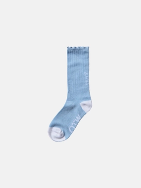 Errand Mode OTW Homme Girls Two Tone Sock "Azurine"