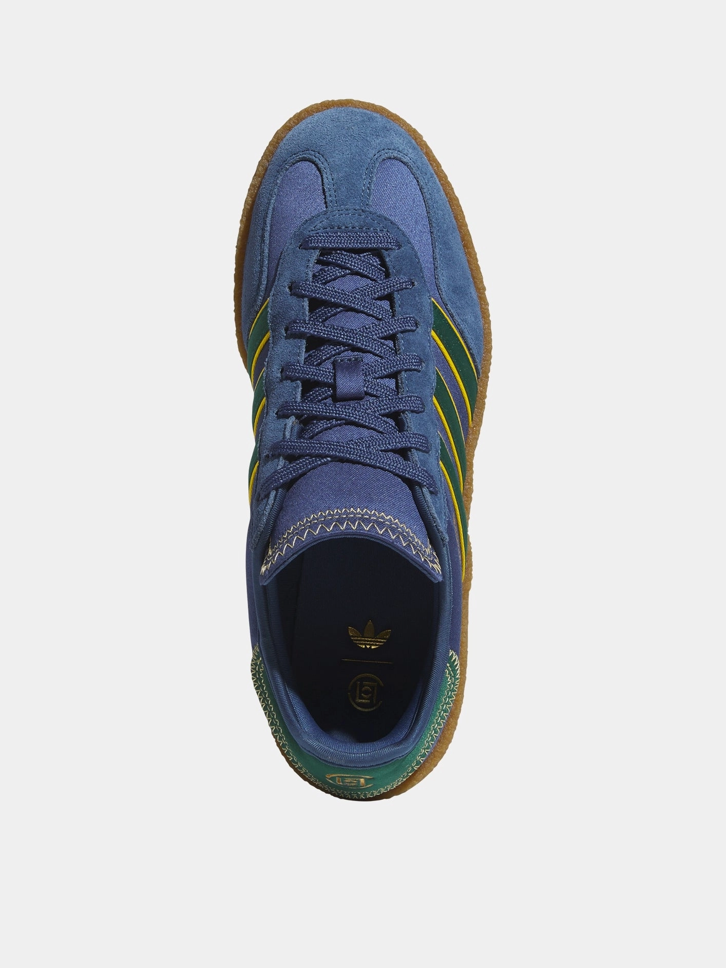 Soft Step Glide Move CLOT x adidas Originals Gazelle "Night Marine"