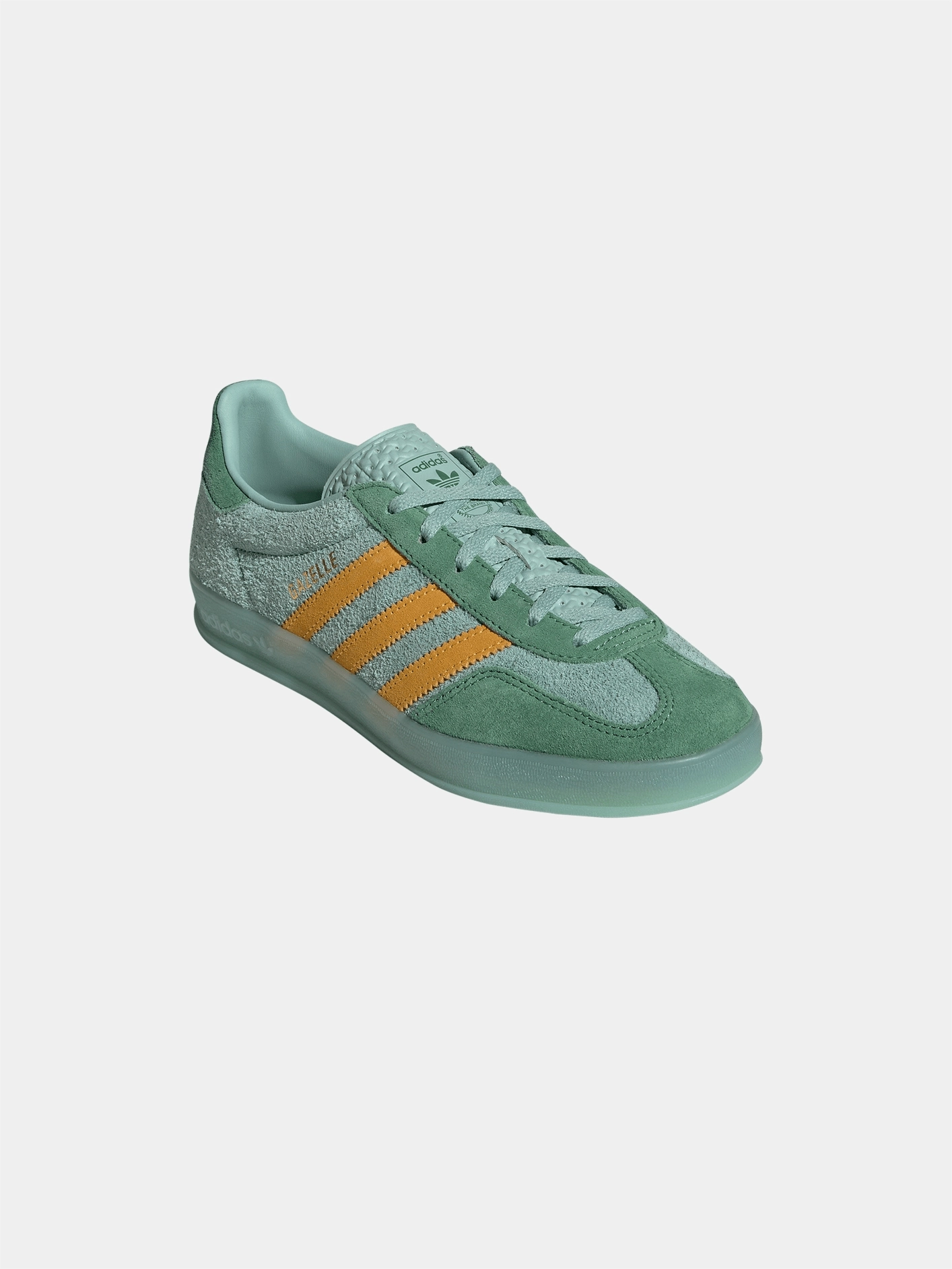 Soft Step-In Gazelle Indoor "Hazy Green Yellow"