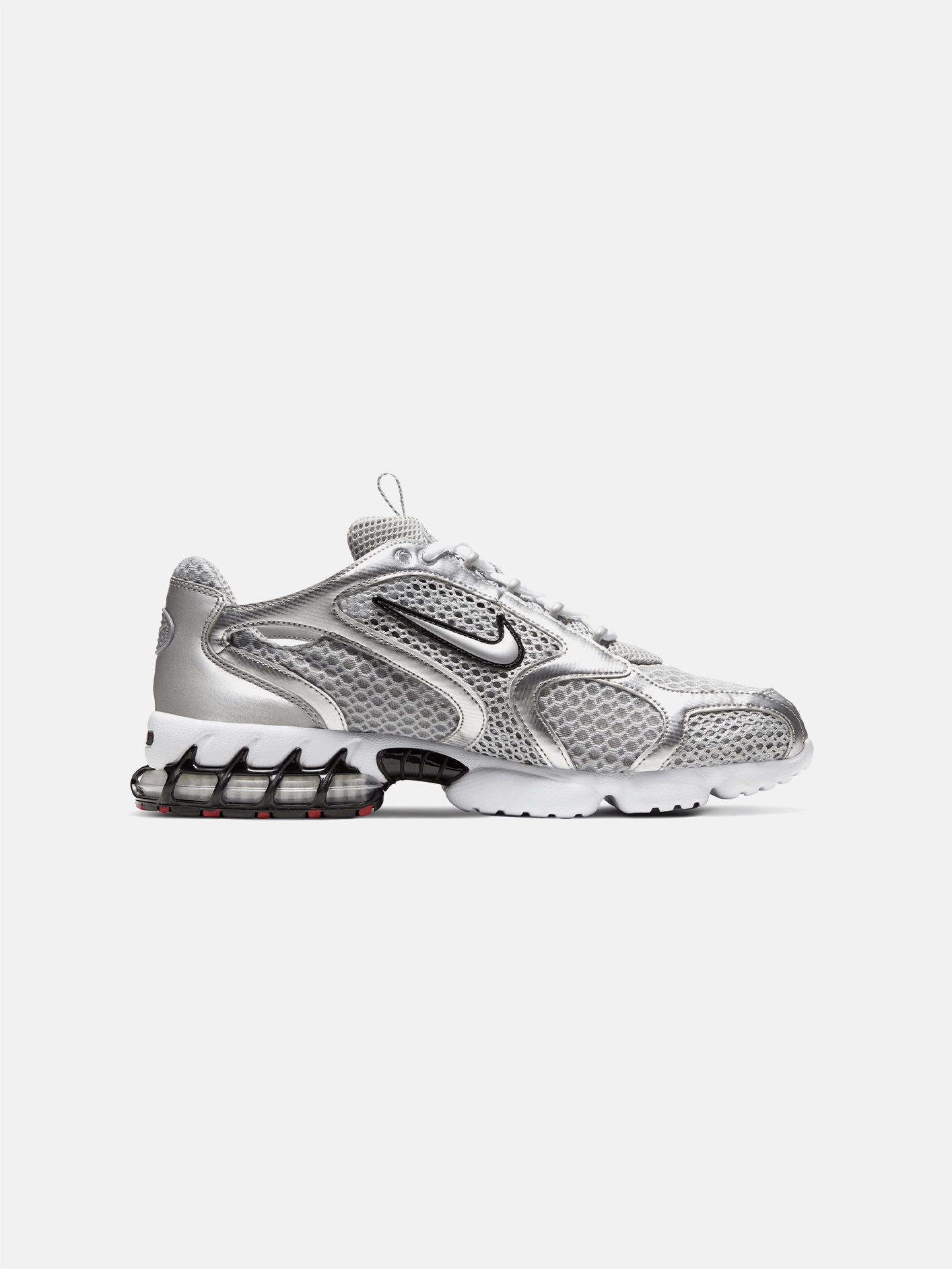 Air Zoom Spiridon Cage 2 "Metallic Silver" Lounge Ready Pure Fit