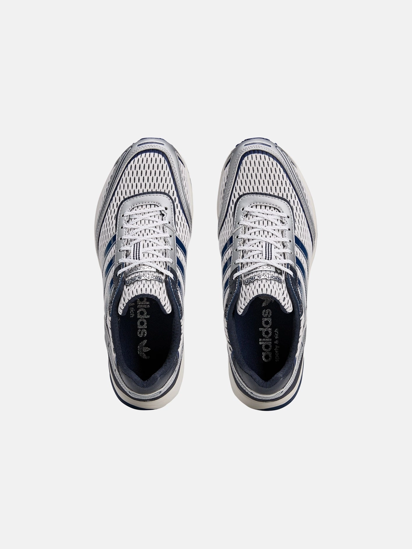 Soft Walk Glide Sporty & Rich x adidas Adizero Adios 1 "White Navy