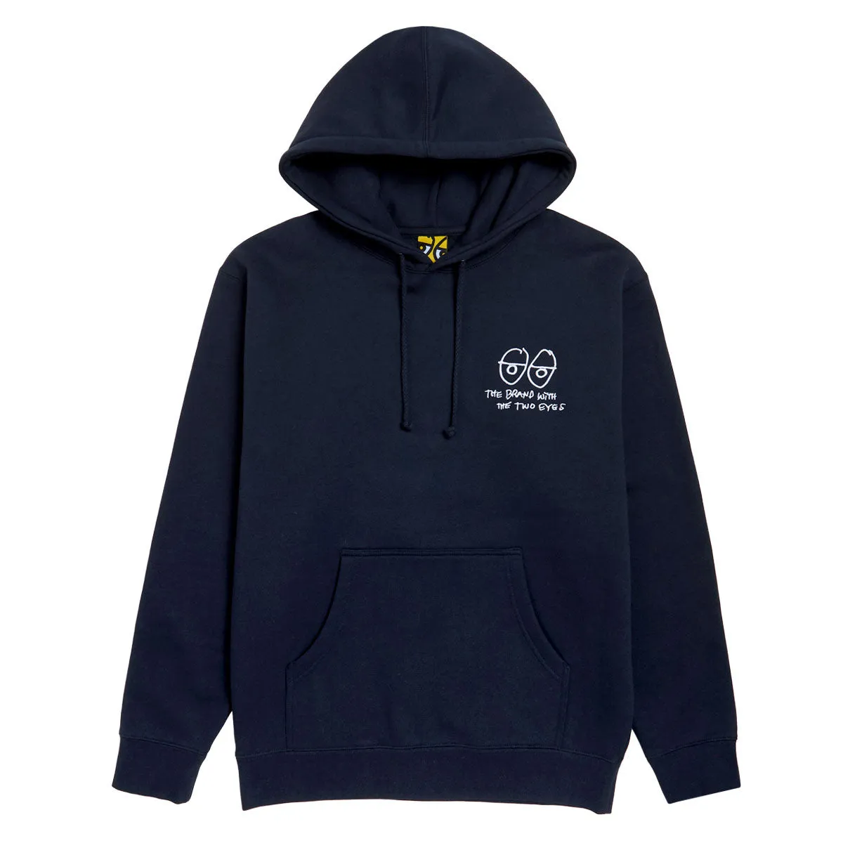 Software Krooked Two Eyes Emb Hoodie - Navy Organic Food