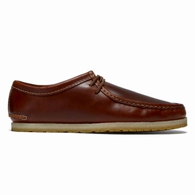 Software Clarks Godney Lace Shoes - Brown Leather Baseball Cards