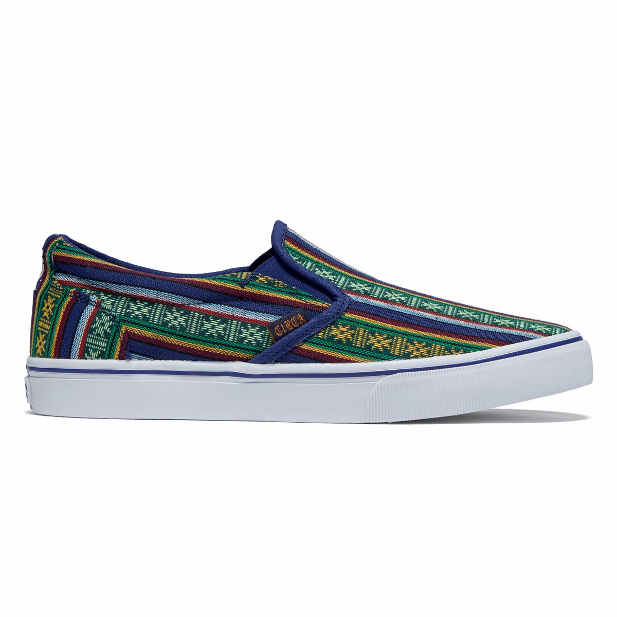 Soil C1rca 50 Slip Shoes - Zapotec Blue/White Cleaning Services