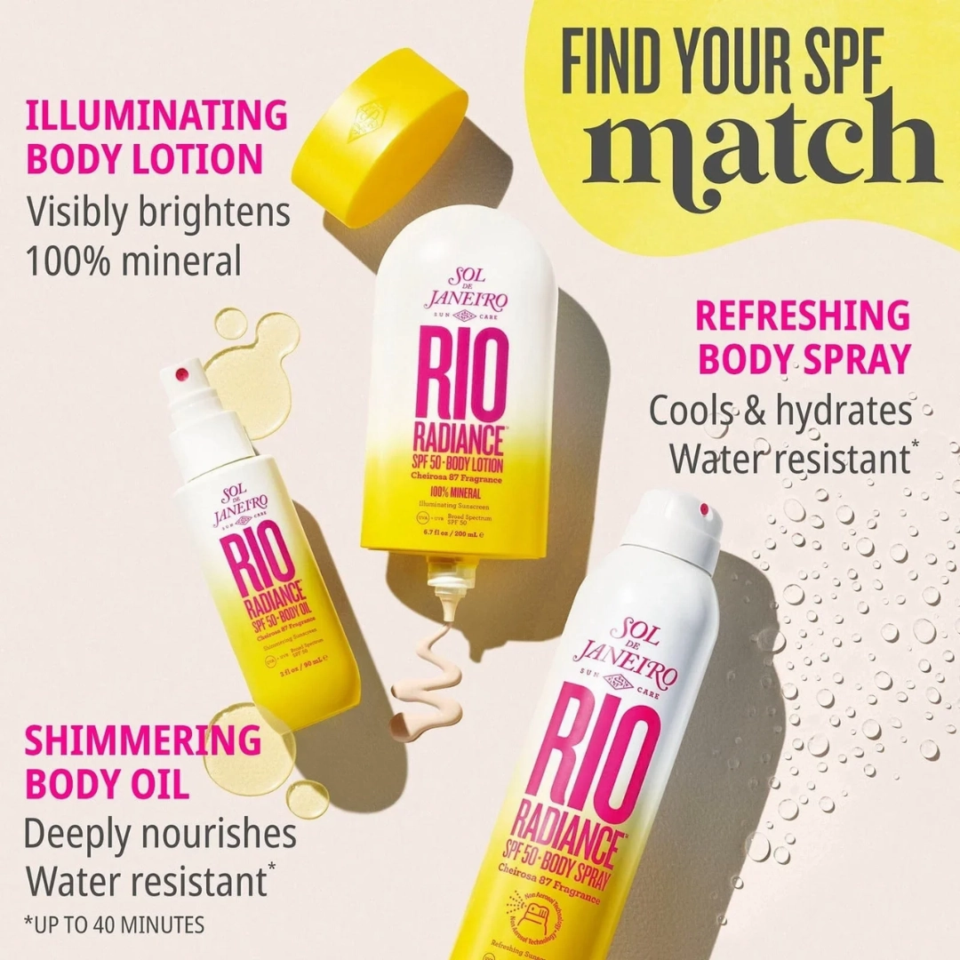 Sol De Janeiro Rio Radiance Body Spray Spf50