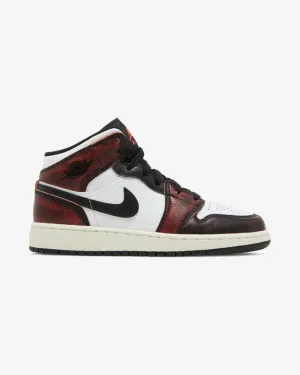 Fast Fit NIKE AIR JORDAN1 MID GS WEAR-AWAY CHICAGO